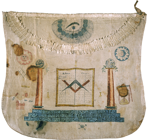 Meriwether Lewis's Masonic Apron, circa 1800