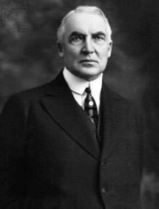 Portrait of U.S. President Warren G. Harding