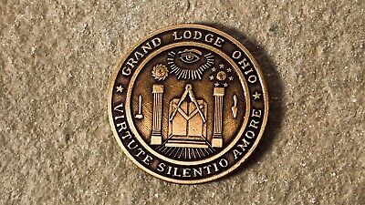 Freemasonry US Military Veterans of Services Master Masons Challenge Coin 