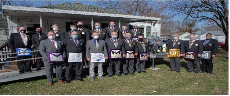 Bro. Rumley and fellow Ohio Brothers
