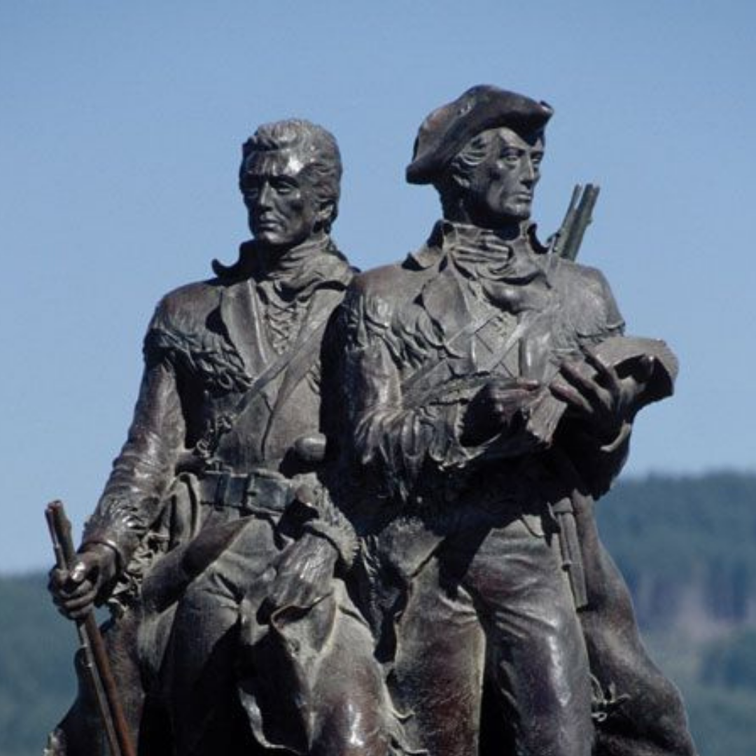 The End of the Trail Monument, Seaside, Oregon