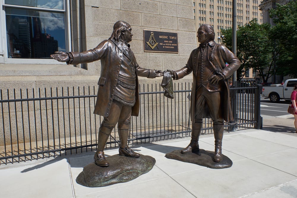 Bronze sculpture The Bond by James A. West, Philadelphia, PA
