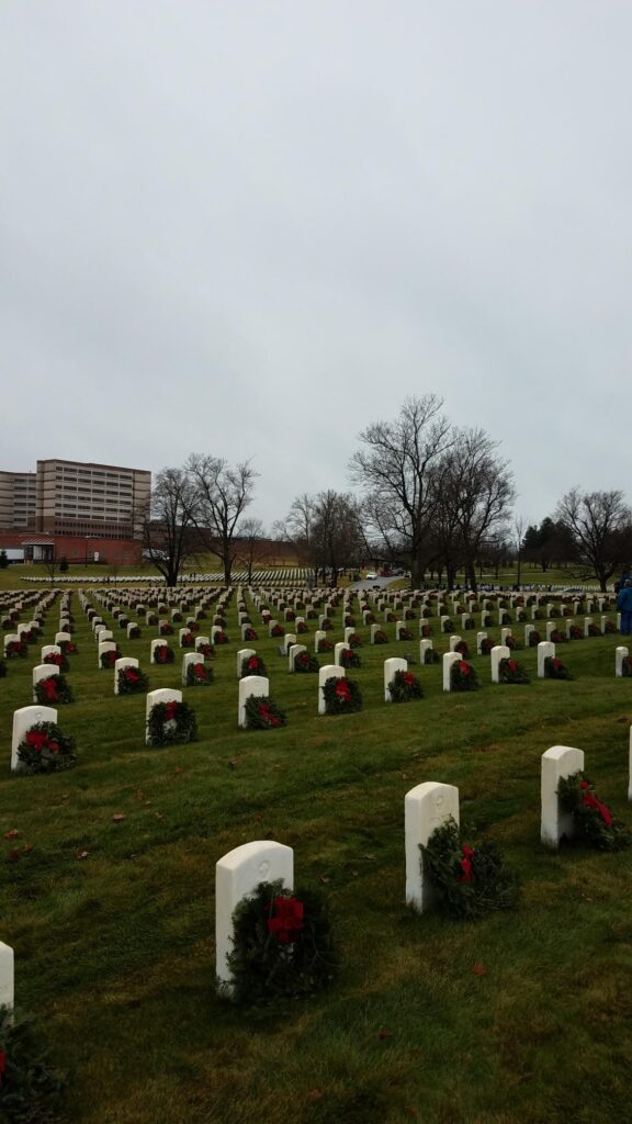 Alt Text: The wreath laying program honors veterans in Kettering and across Ohio.