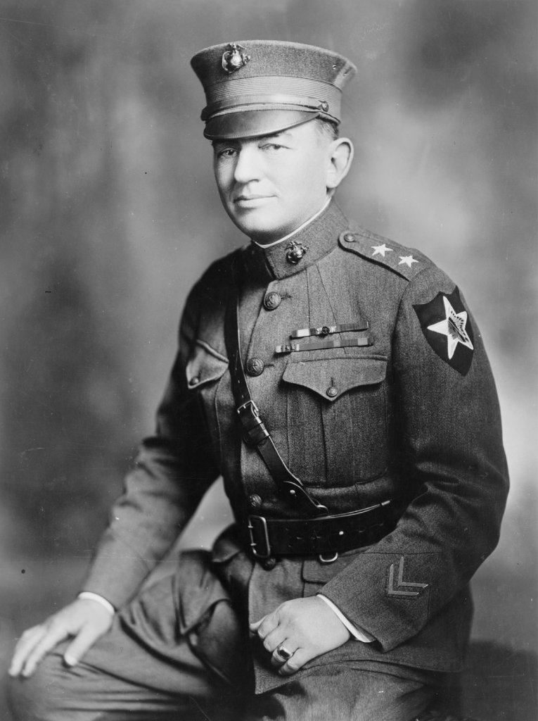Portrait of General John A. Lejeune, 13th Commandant of the United States Marine Corps.